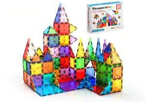 PicassoTiles Magnetic Building Blocks 3D Playboards Kids-0