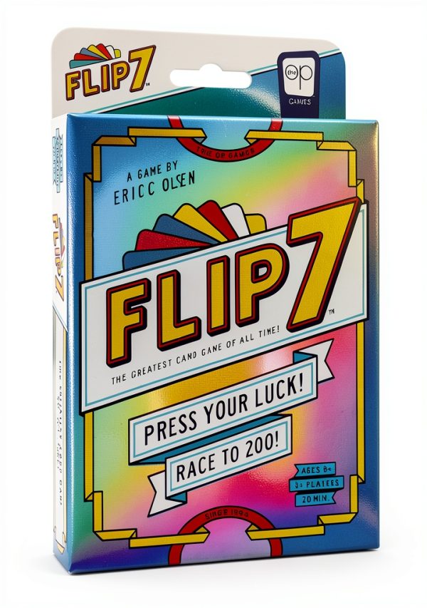 Flip7 Card Game USAopoly Press Your Luck Strategy Ages 8-0