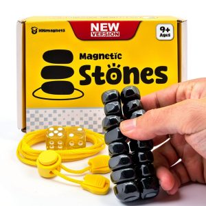 HMmagnets Magnetic Stone Chess Game Family Board Game-0