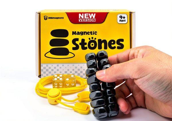HMmagnets Magnetic Stone Chess Game Family Board Game-0
