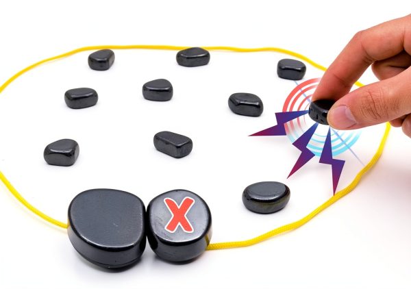 HMmagnets Magnetic Stone Chess Game Family Board Game-2