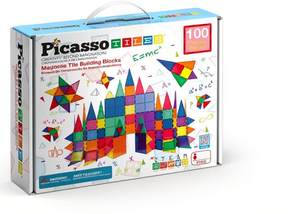 PicassoTiles Magnetic Building Blocks 3D Playboards Kids-2