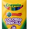 Crayola Colored Pencils 36 Count Kids Art Supplies Wood-1