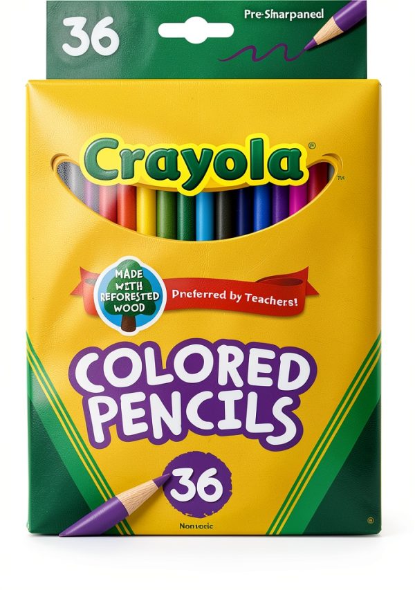 Crayola Colored Pencils 36 Count Kids Art Supplies Wood-1