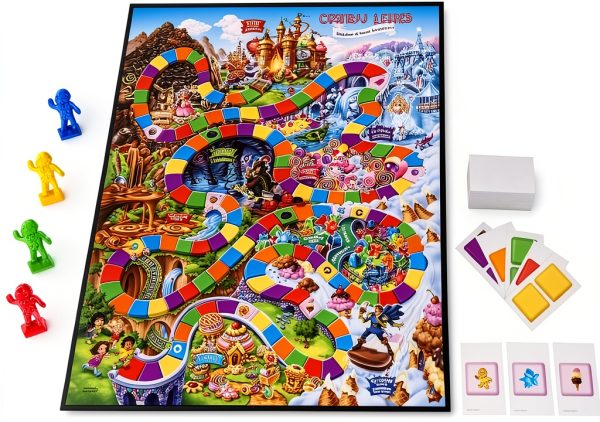 Candy Land Board Game Hasbro Kids Beginner No Reading-1