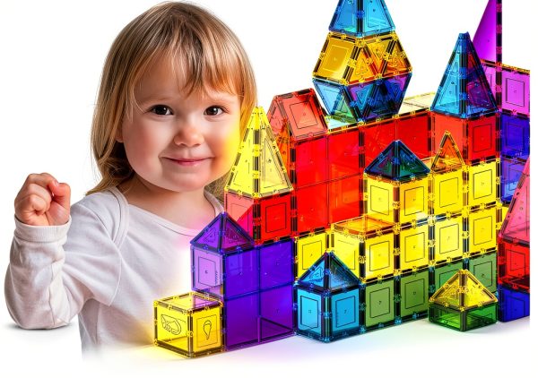 PicassoTiles Magnetic Building Blocks 3D Playboards Kids-4