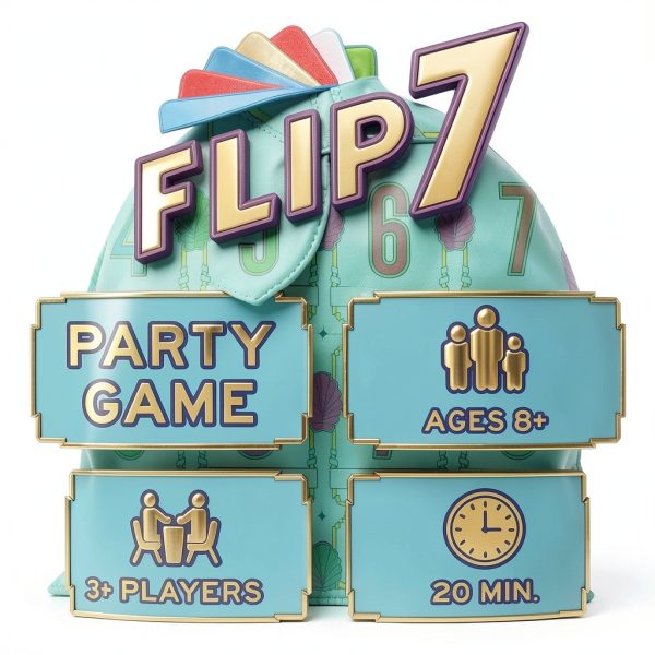 Flip7 Card Game USAopoly Press Your Luck Strategy Ages 8-9
