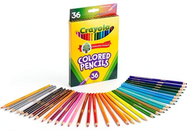 Crayola Colored Pencils 36 Count Kids Art Supplies Wood-4