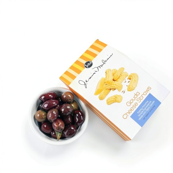 J&M Foods Aged Gouda Cheese Straws Gourmet Snack-2