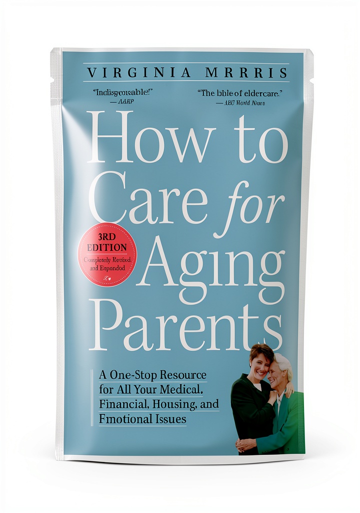 Elderly caregiver reading the Elder Care Guide Kindle ebook on a tablet