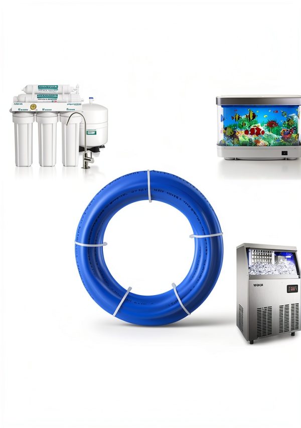 HAOCHEN 3/8 inch O.D. RO Water Tubing 15FT with 12 Connect Fittings-3