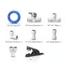 HAOCHEN 3/8 inch O.D. RO Water Tubing 15FT with 12 Connect Fittings-5