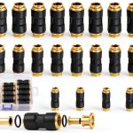 DOT Air Line Fittings 30 PCS Kit CheeMuii Brass Push-Lock Unions-0