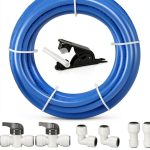HAOCHEN 3/8 inch O.D. RO Water Tubing 15FT with 12 Connect Fittings-0