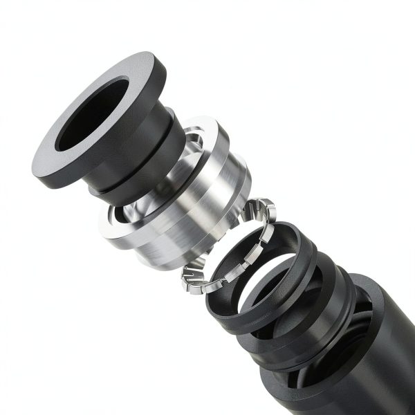 1/4" Push to Connect Fittings CNZG PNEU 60pcs Black Plastic Quick Kit-2