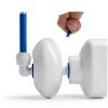 Water Pipe Stem Elbow Connector 1/4" Plastic Quick Fit PureSec 10 Pack-2