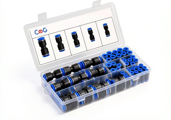 Quick Connect Air Hose Fittings CGELE 60pcs Connect Kit Multiple Sizes-0