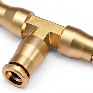 Air Line Fittings RETRUE Brass Union Tee 1/4 Inch Pneumatic-0