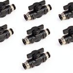 1/4 Push to Connect Valve ANHAN Pneumatic Fittings 5 Pack Connect-0