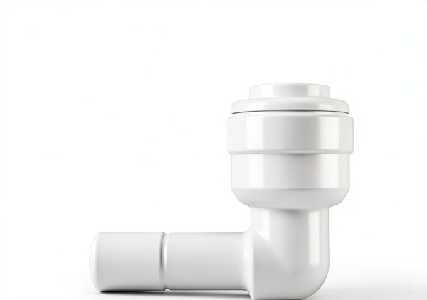 Water Pipe Stem Elbow Connector 1/4" Plastic Quick Fit PureSec 10 Pack-1